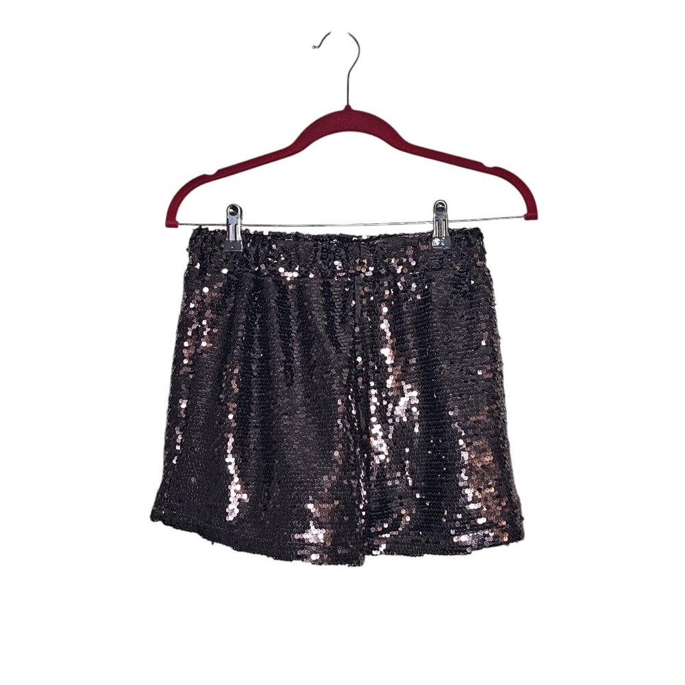 Sincerely Jules Silver Whimsigoth Evening Sparkly Sequins Shorts